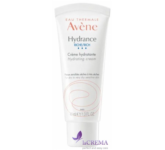 Авен Гідранс Зволожуючий крем для сухої шкіри Avene Hydrance Riche, 40 мл