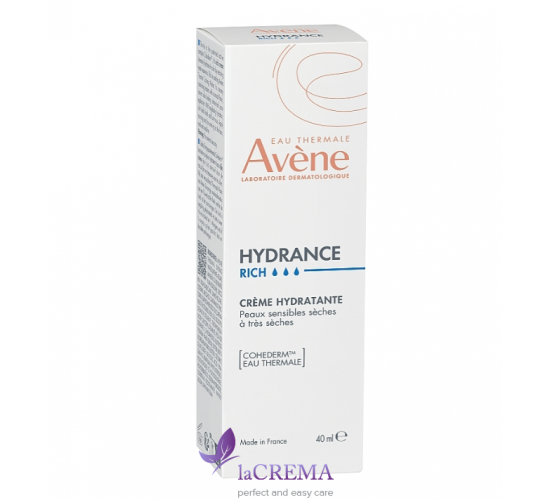 Авен Гідранс Зволожуючий крем для сухої шкіри Avene Hydrance Riche, 40 мл