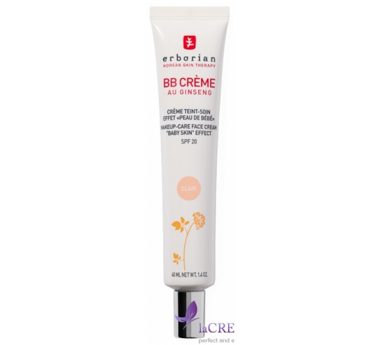 Ерборіан ВВ Крем тонуючий Клеар 5 в 1 для обличчя Erborian BB Creme Ginseng Clair, 40 мл