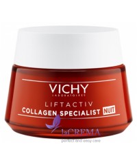 Віші ЛіфтАктив Колаген Антивіковий крем нічний Vichy LiftActiv Collagen Specialist, 50 мл