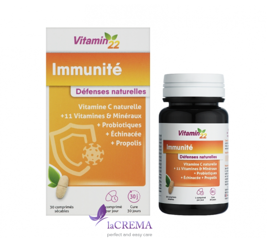 Vitamin'22 Жувальні таблетки для підвищення імунітету IMMUNITE, 30 шт