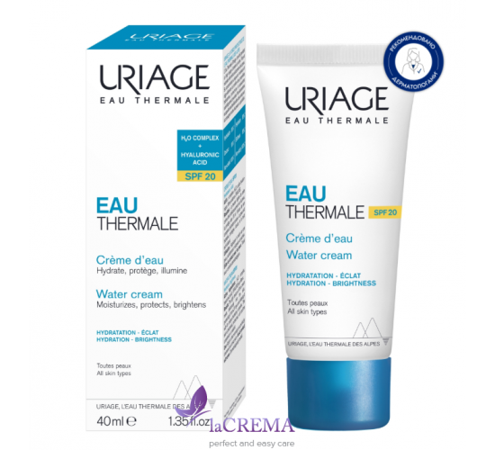 Урьяж О Термаль Легкий зволожувальний крем SPF 20 Uriage Eau Thermale, 40 мл