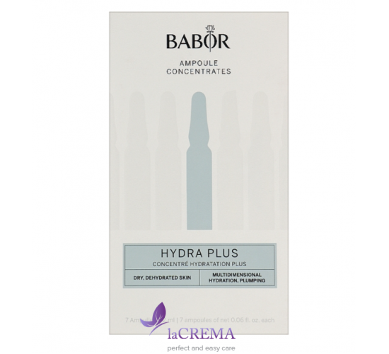 Babor Ампули для сухої та пошкодженої шкіри Ampoule Concentrates Hydra Plus, 7 х 2 мл