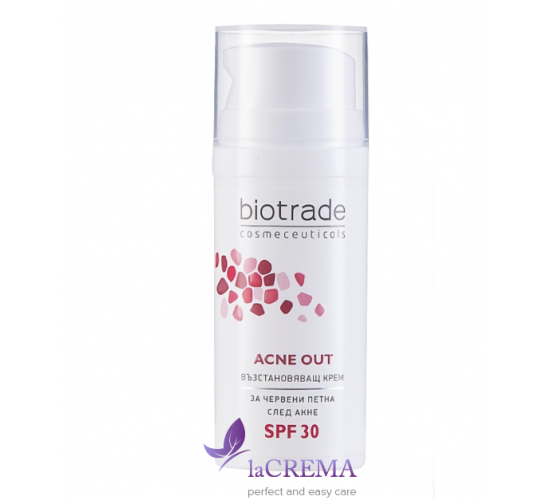 Biotrade Acne Out  Відновлювальний крем з SPF 30 для шкіри з постакне, 30 г