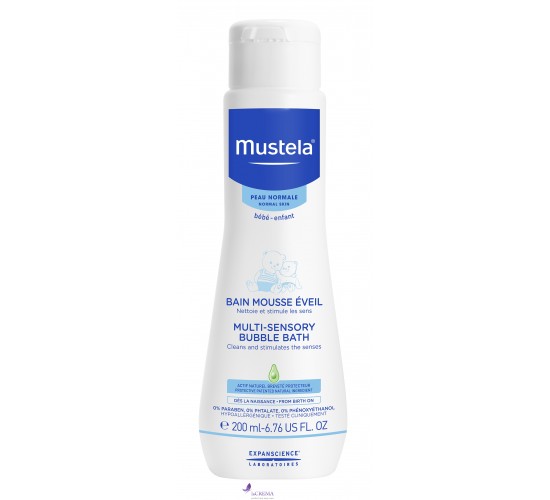 Мустела Піна для купання- Mustela Bebe Multi-Sensory Bubble Bath, 200 мл