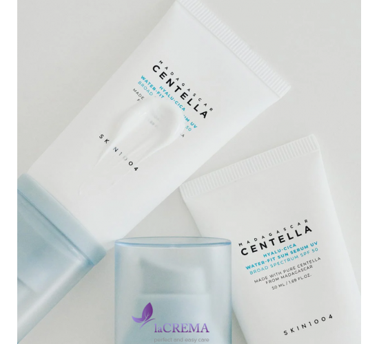 Skin1004 Madagascar Centella Сонцезахисна сировака SPF50 Hyalu-Cica Water-Fit Sun Serum, 15 мл