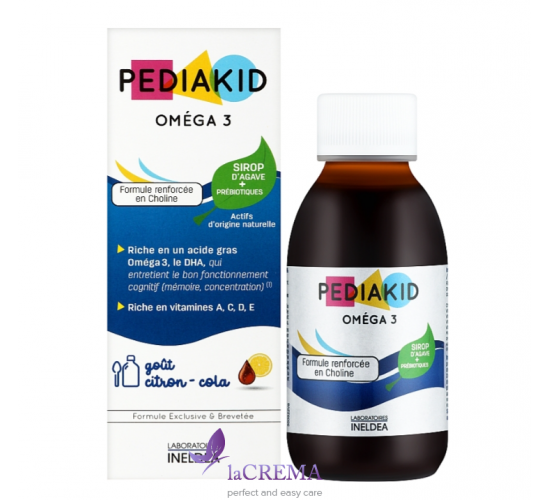 Педіакід Сироп для здорового розумового розвитку - Pediakid Omega 3 Sirop, 125 мл