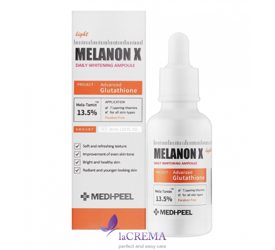 Medi-Peel Melanon X Відбілююча сироватка проти пігменаціїї Ampoule Light, 30 мл
