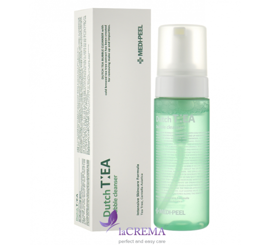 Medi-Peel Dutch Tea Очищуюча пінка-мус з чайним деревом Bubble Cleanser, 160 мл