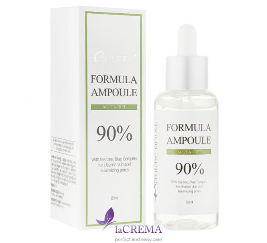 ESTHETIC HOUSE Formula Ampoule Сироватка для обличчя заспокійлива Чайне дерево, 80 мл