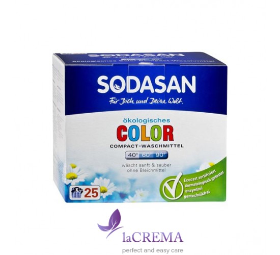 SODASAN Стиральный порошок-концентрат Compact для стирки цветных и черных вещей