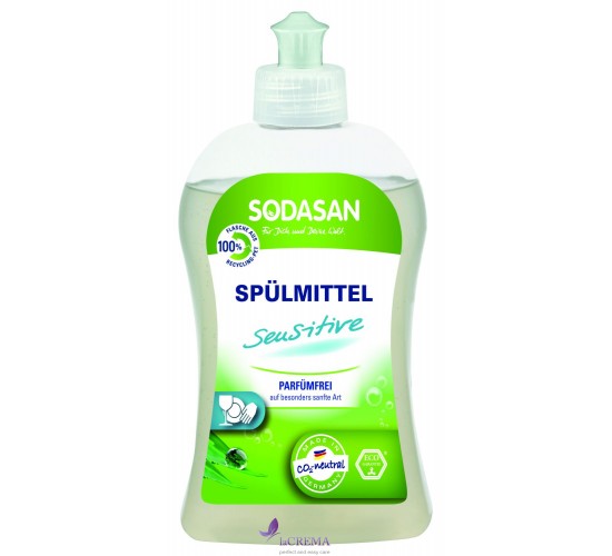 SODASAN Жидкое средство-концентрат Sensitive для мытья посуды