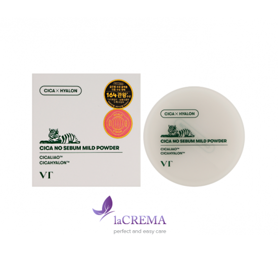 VT Cosmetics Матувальна пудра для обличчя Cica No-Sebum Mild Powder, 5 г