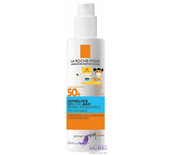 La Roche-Posay Антгеліос Сонцезахисний спрей для дітей SPF50+ Anthelios Dermo-Pediatrics, 200 мл