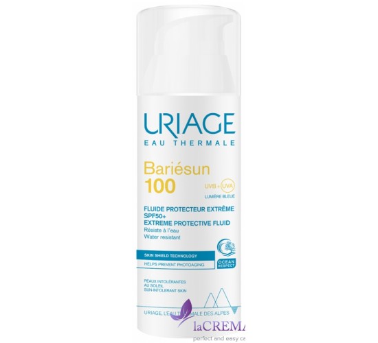 Урьяж  Бар'єсан Сонцезахисна емульсія Uriage Bariesun 100 Extreme Fluid SPF 50+, 50 мл