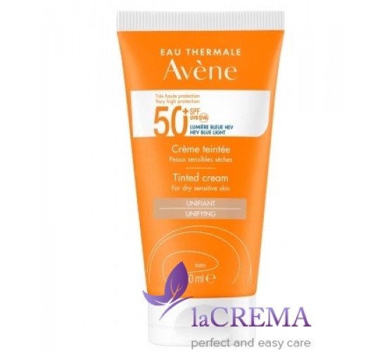Авен Сонцезахисний крем з тоном для сухої шкіри SPF 50+ Avene, 50 мл