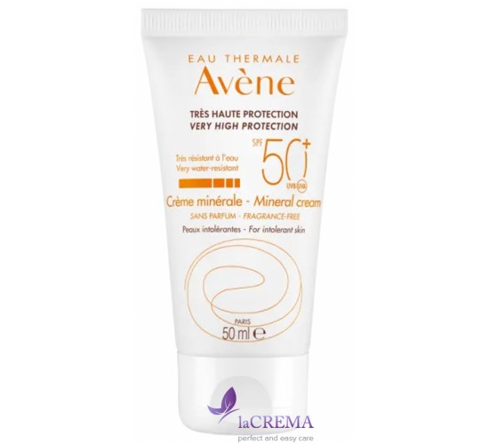 Авен Сонцезахисний мінеральний крем SPF 50+ Avene, 50 мл