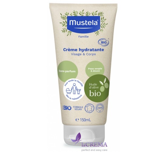 Мустела Органічний зволожуючий крем - Mustela Bio, 150 мл