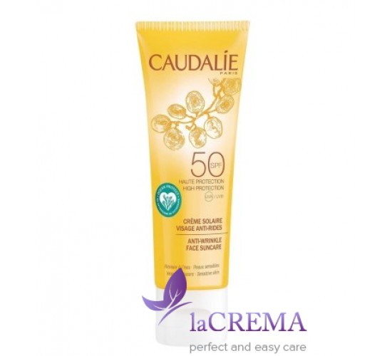 Caudalie Solaire Солнцезащитный крем SPF 50 против морщин, 50 мл
