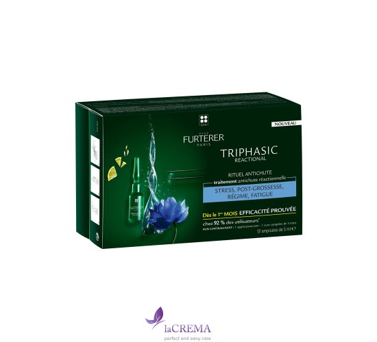 Rene Furterer Triphasic Трифазний засіб проти випадання волосся Progressive 8 Flasks,  8х5,5MЛ