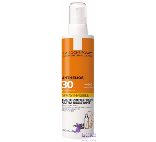 La Roche-Posay Антгеліос Сонцезахисний спрей SPF30+ Anthelios Invisible Spray, 200 мл