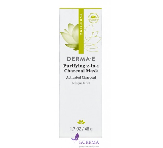 Derma E Purifying Очищающая угольная маска 2-в-1, 48 г