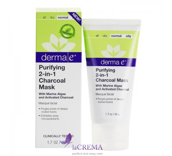 Derma E Purifying Очищающая угольная маска 2-в-1, 48 г