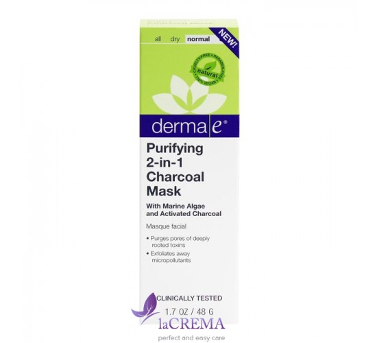 Derma E Purifying Очищающая угольная маска 2-в-1, 48 г