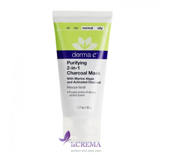 Derma E Purifying Очищающая угольная маска 2-в-1, 48 г