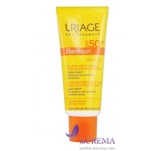 Урьяж Бар'єсан Сонцезахисний флюїд проти пігментації Uriage Bariesun SPF 50+, 40 мл
