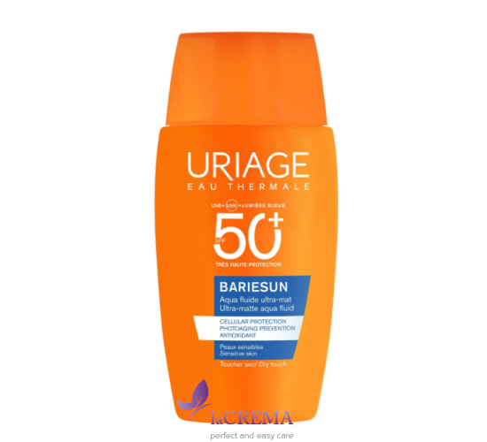 Урьяж Бар'єсан Ультраматувальний аква - флюїд Uriage Bariesun SPF 50+, 50 мл