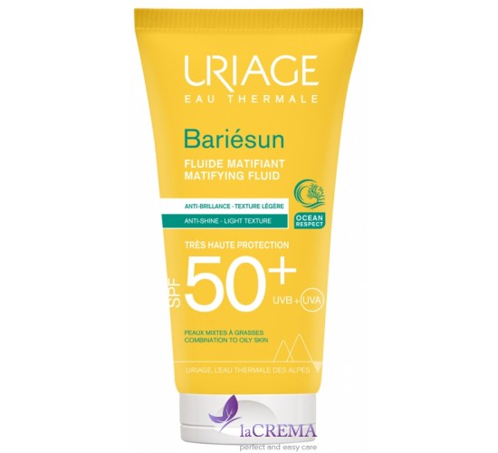 Урьяж Бар'єсан Сонцезахисний матувальний флюїд Uriage Bariesun SPF 50+, 50 мл
