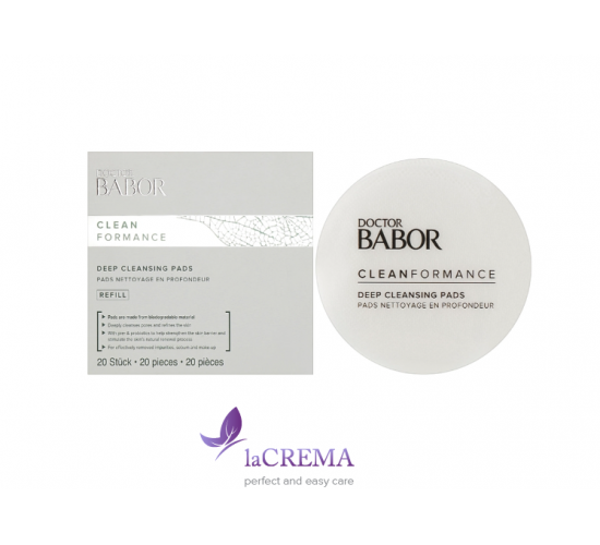 Babor Clean Formance Диски для очищення шкіри Deep Cleansing Pads, 20 шт