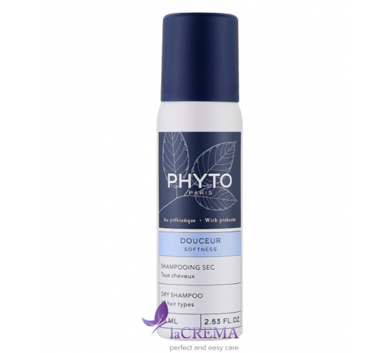 Фіто Ніжний сухий шампунь для всіх типів волосся - Phyto Softness Dry Shampoo , 75 мл