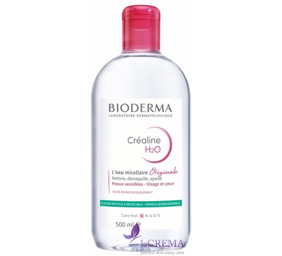Біодерма Креалайн Міцелярна вода для чутливої шкіри  - Bioderma Сrealine H2O, 500 мл