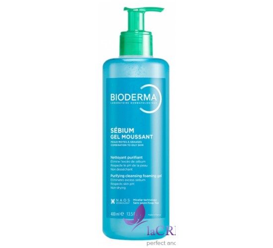 Біодерма Себіум Очищуючий гель для прблемної шкіри Bioderma Sebium, 400 мл