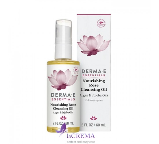 Derma E Essentials Питательное очищающее масло розы, 60 мл