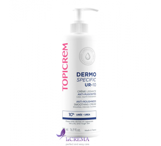 Topicrem Крем проти шорсткостей, при кератозі DERMO SPECIFIC UR-10, 500 мл