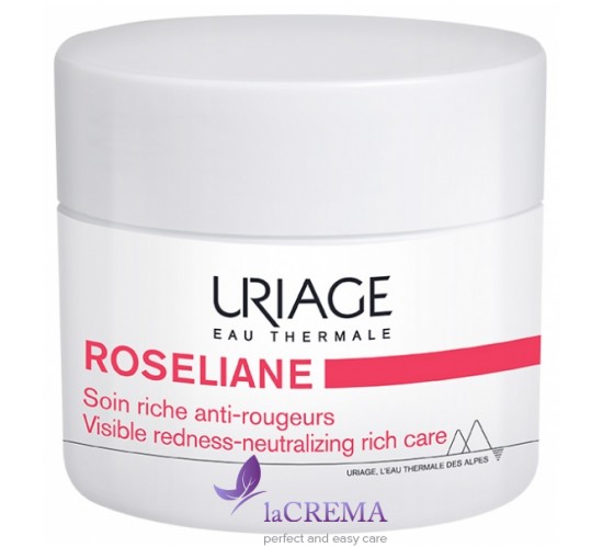 Урьяж Розельян Насичений крем проти почервонінь Uriage Roseliane Anti-Redness Rich Cream, 40 мл
