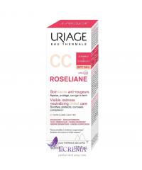 Урьяж Розельян Тонувальний СС крем проти почервонінь SPF50+ Uriage Roseliane Сream, 40 мл