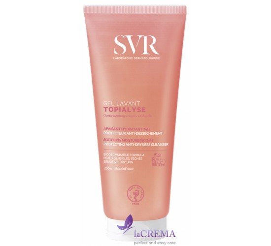 СВР Топіаліс Очищувальний гель для обличчя, тіла, голови SVR Topialyse Gel, 200 мл