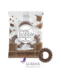 Invisibobble Резинка-браслет для волос с ароматом шоколада Original Crazy For Chocolate, 3 шт