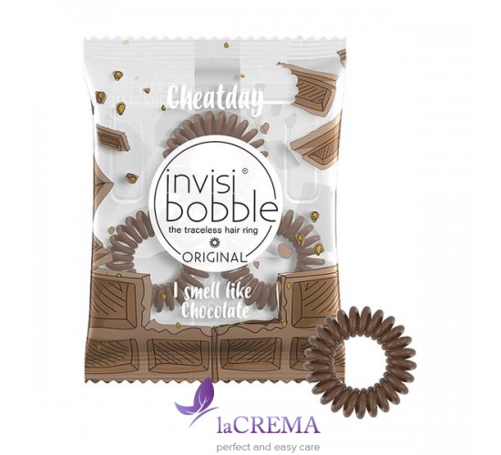 Invisibobble Резинка-браслет для волос с ароматом шоколада Original Crazy For Chocolate, 3 шт