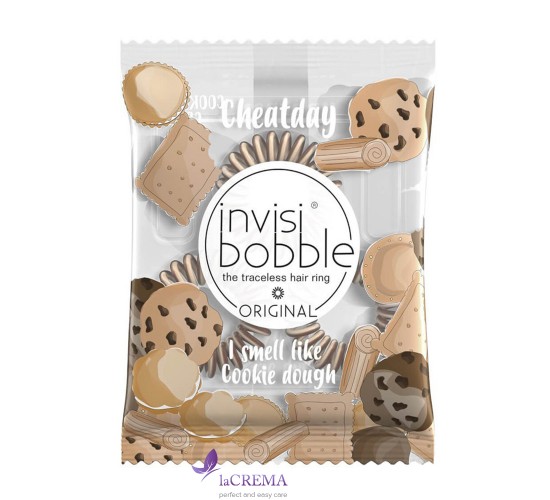 Invisibobble Резинка-браслет для волос с ароматом печенья Original Cookie Dough Craving, 3 шт
