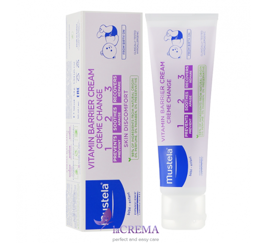 Мустела Крем під підгузок - Mustela Crème Change 1 2 3, 100 мл
