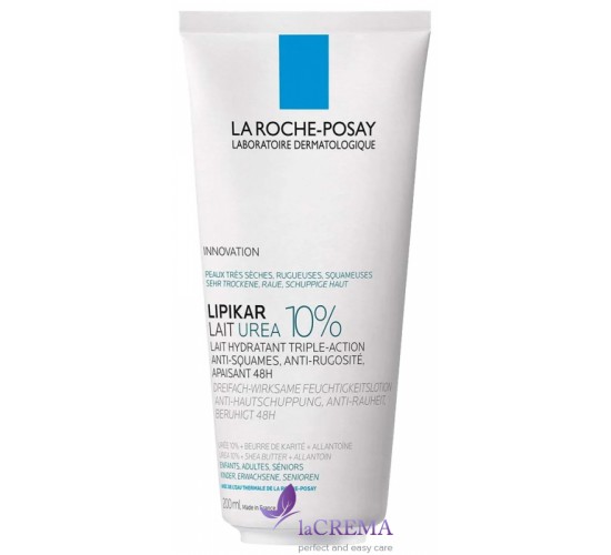 La Roche-Posay Ліпікар Зволожуюча молочко з 10% сечовини Lipikar, 200 мл