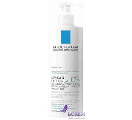 La Roche-Posay Ліпікар Зволожуюча молочко з 10% сечовини Lipikar, 400 мл