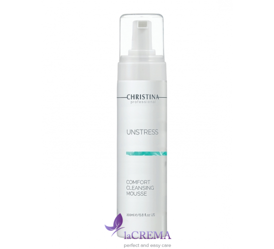 Christina Анстресс Очищувальний мус-комфорт Unstress Comfort Cleansing Mousse, 200 мл