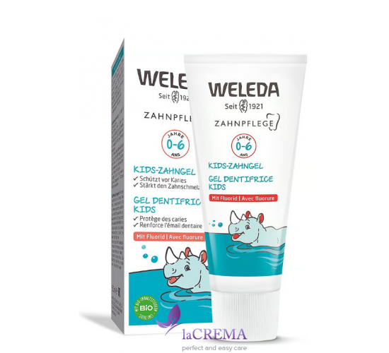 Веледа Зубний дитячий гель з фтором KIDS 0-6 років Weleda, 50 мл