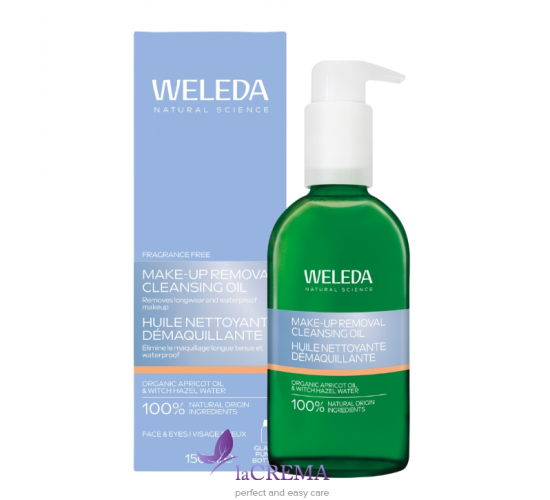 Веледа Очищувальна гідрофільна олія для зняття макіяжу Weleda Make-Up Removal Cleansing Oil, 150 мл